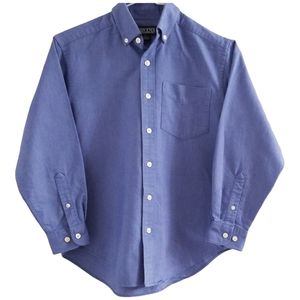 Land's End Boy's Button Up Dress Shirt